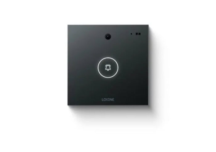Intercom antracitová
